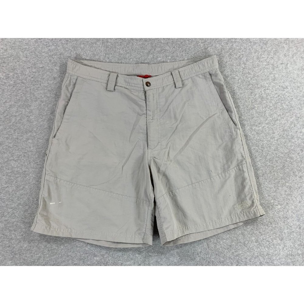The North Face Nylon Hiking Travel Shorts (Men's 36) Tan‎
